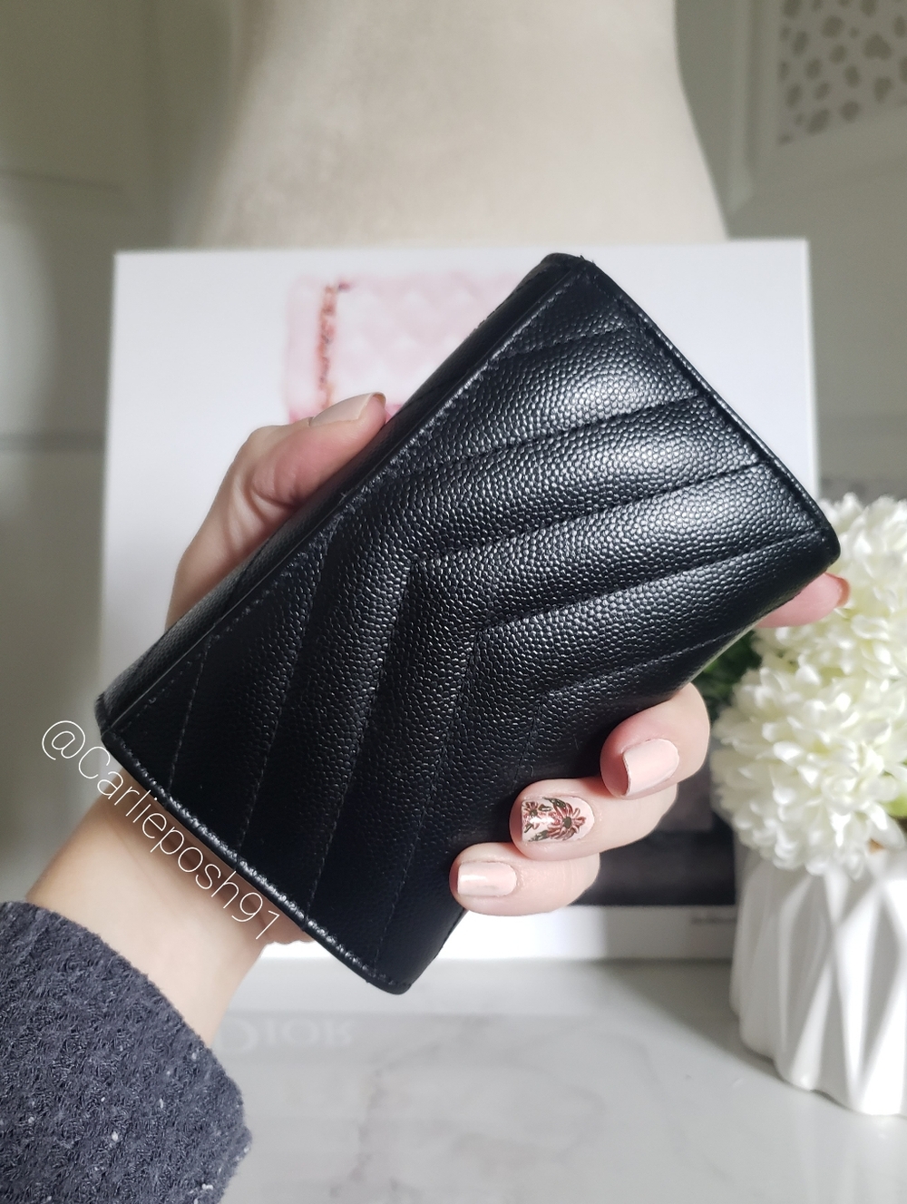Authentic Pre-owned Yves Saint Laurent Envelope Compact Wallet - Picture 2 of 15